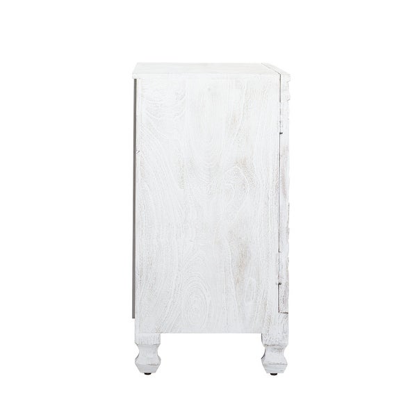 White Wood Mediterranean Cabinet 30 x 35 x 16