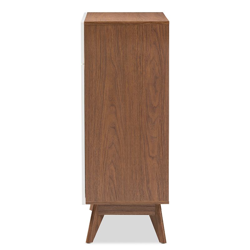 Baxton Studio Calypso Mid-Century Shoe Cabinet