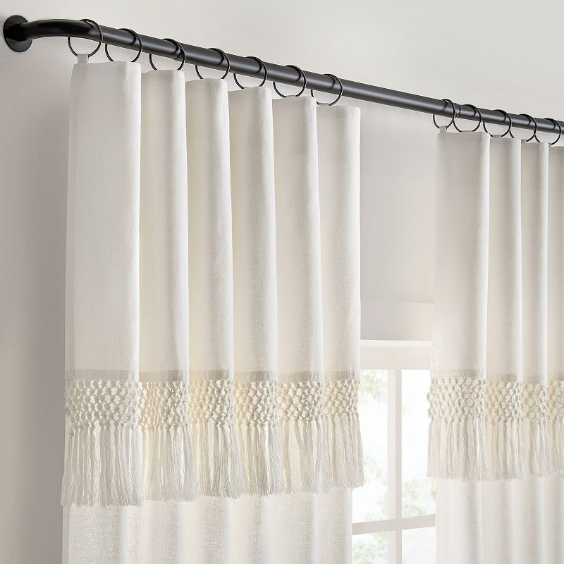 Mercantile Lucinda Light Filtering Ringed Window Curtain Panel