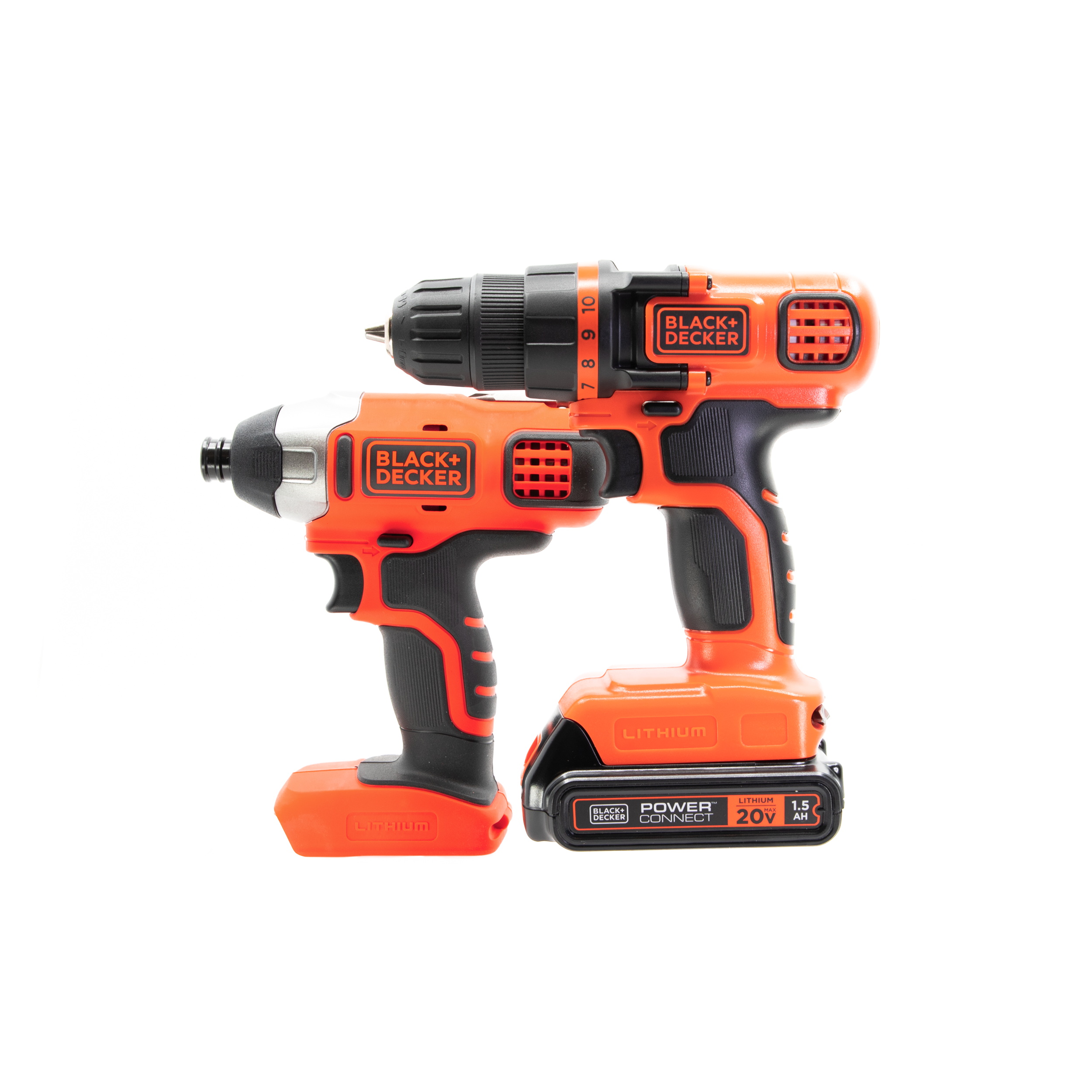 20V MAX* Cordless Drill and Impact Driver, Power Tool Combo Kit with Battery and Charger