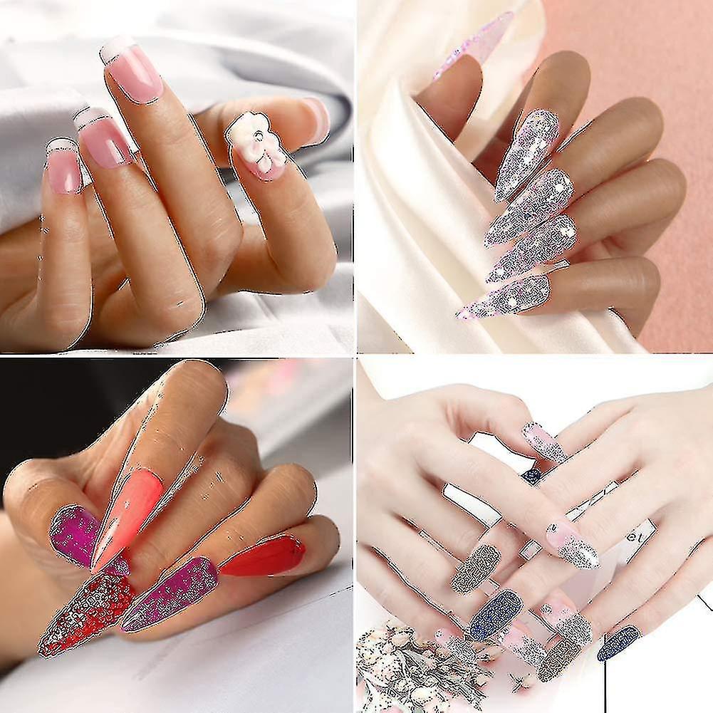 Acrylic Nail Kit Acrylic Powder With Everything Professional For Beginner Glitter Powder False Nail