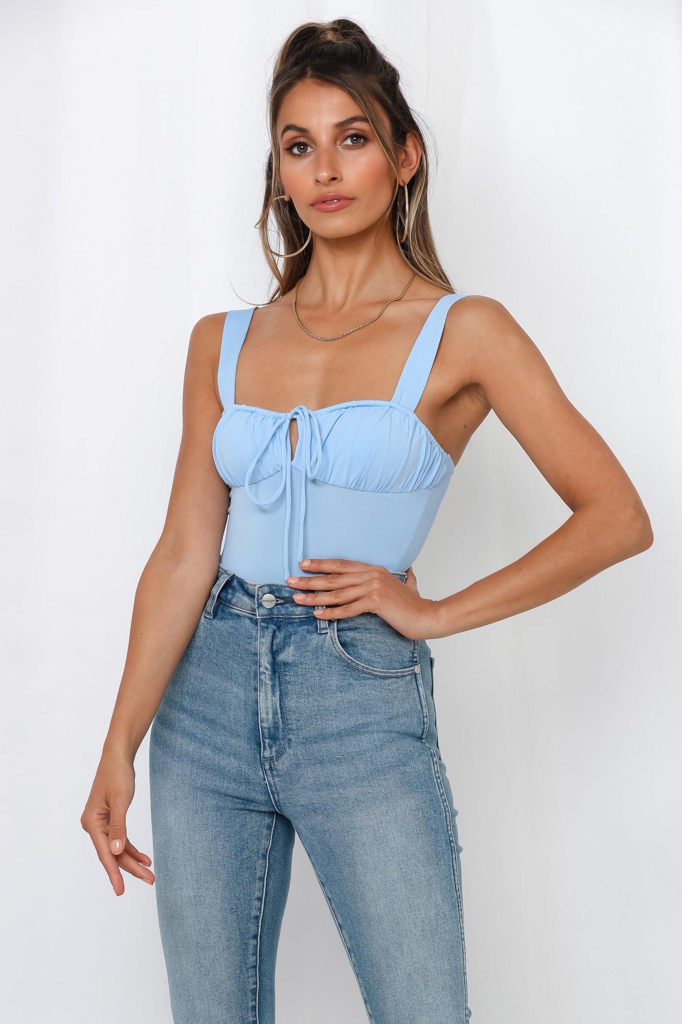 Love Does Last Forever Bodysuit Blue