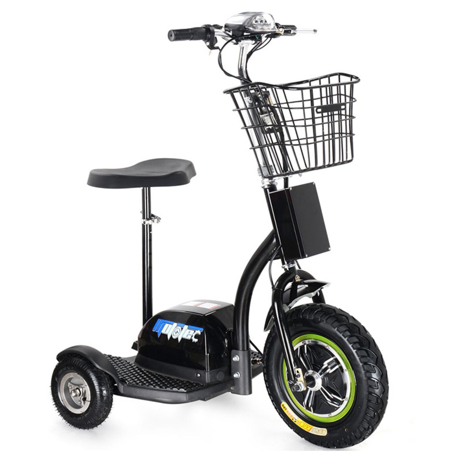 MotoTec 500 Watt 48V 3 Wheel Electric Trike Mobility Scooter