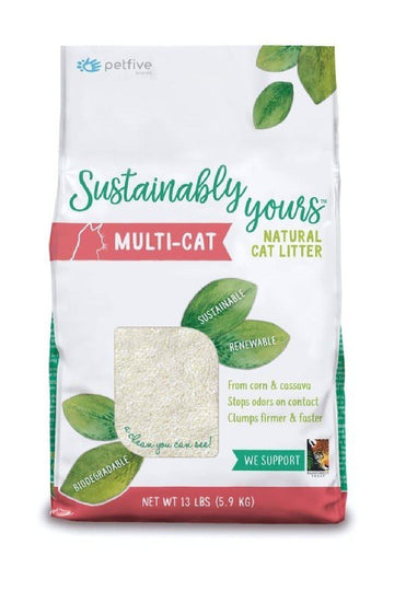 Sustainably Yours Multi-Cat Corn and Cassava Litter