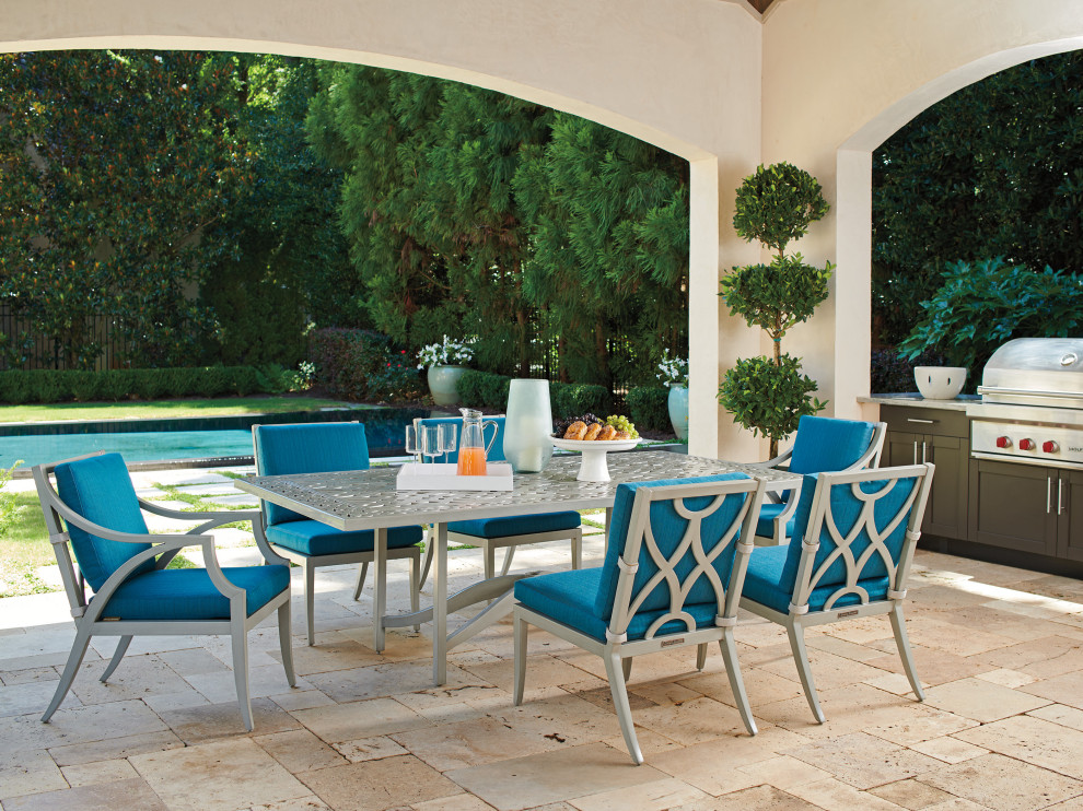 Side Dining Chair   Transitional   Outdoor Dining Chairs   by Lexington Home Brands  Houzz