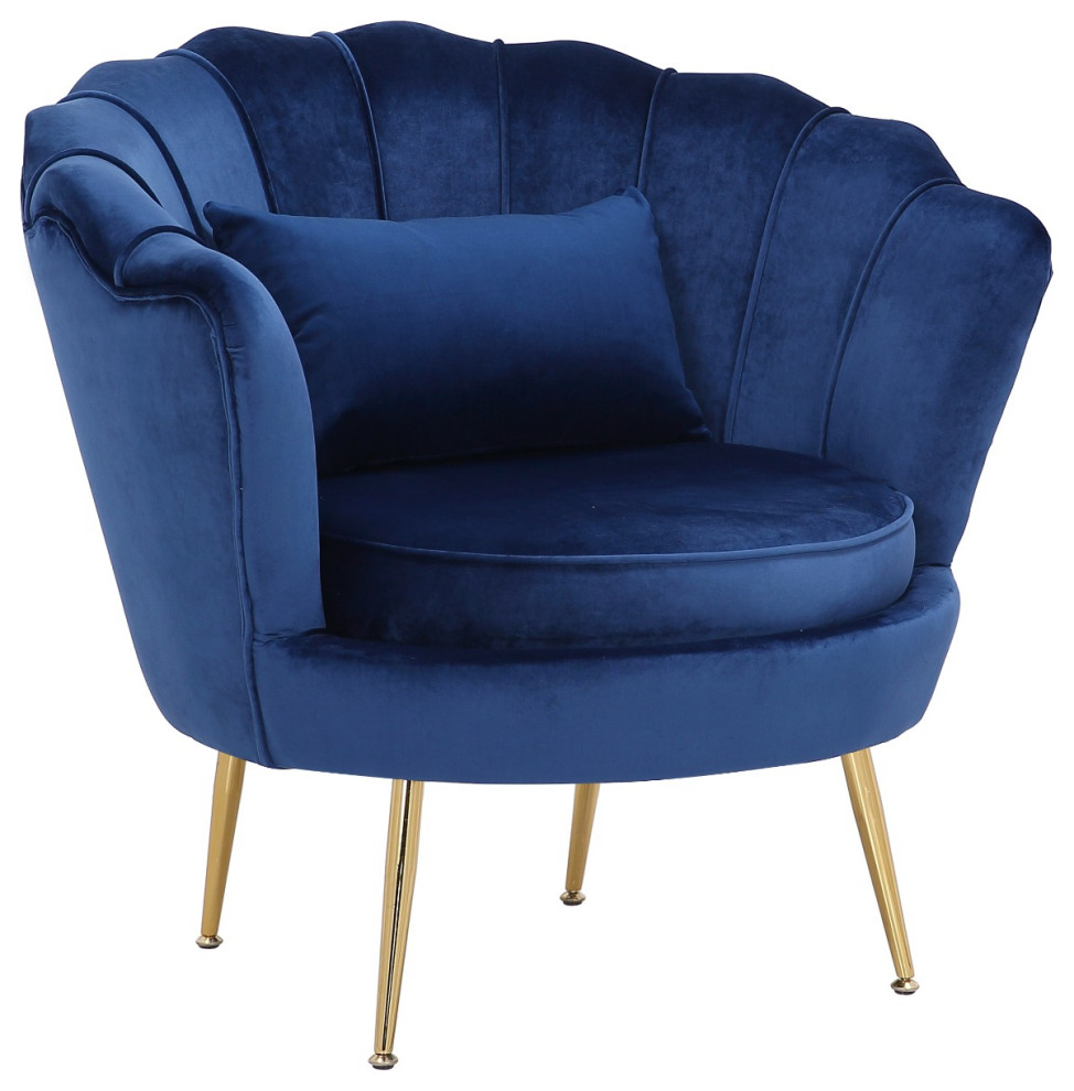 Queen Lounge Chair   Midcentury   Armchairs And Accent Chairs   by HomeCraftDecor  Houzz