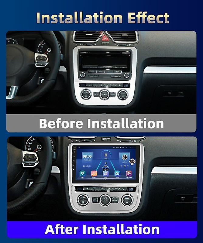 Car Android CarPlay Radio Multimedia Player For Scirocco 2009-2014 2 Din Autoradio Video GPS Navi 4G