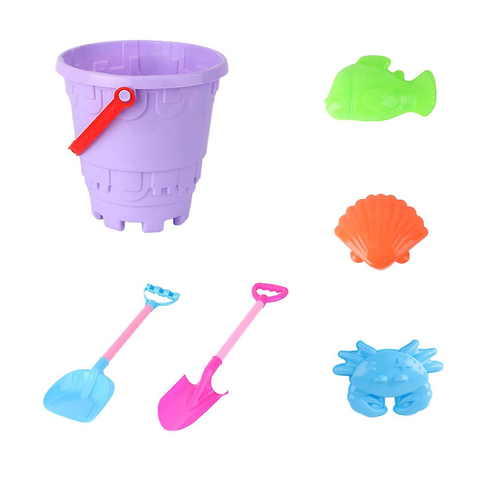 1 Set Sand Bucket Toy Mold Bucket Shovel Kit Beach Diy Toy Set For Outdoor