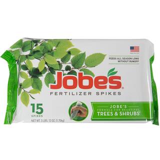 Jobe's 4 lb. Tree and Shrub Fertilizer Spikes (15-Pack) 01610