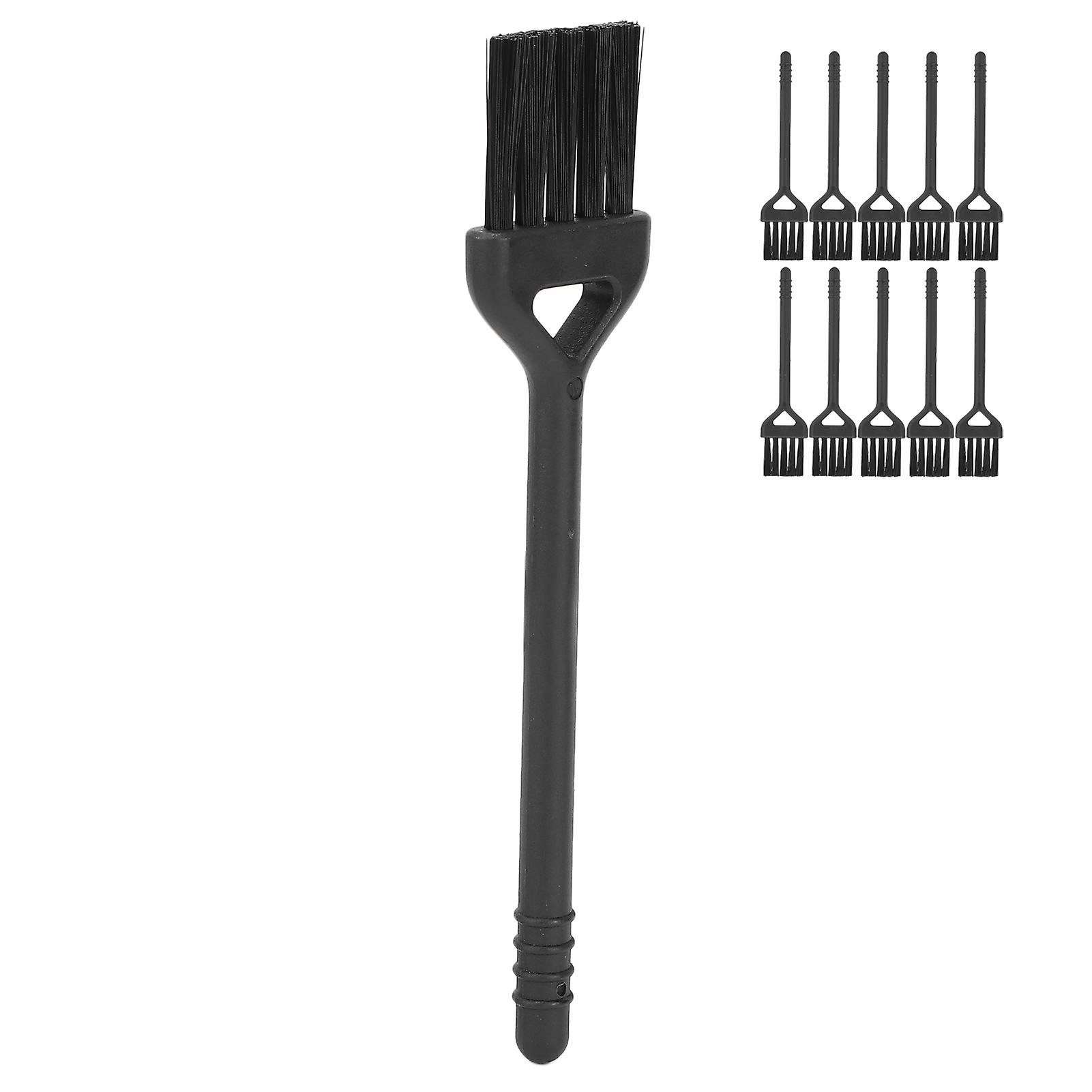 10pcs Electric Shaver Cleaning Brushes Set Nylon Hair Handle Machine Cleaning Brush Black