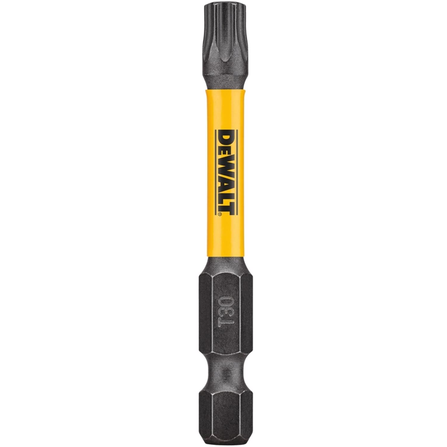 DW FlexTorq Star T30 X 2 in. L Impact Power Bit Steel 2 pc