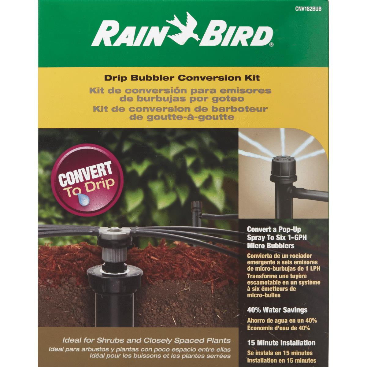 Rain Bird Corp. Consumer Drip Bubbler Conv. Kit CNV182MBS