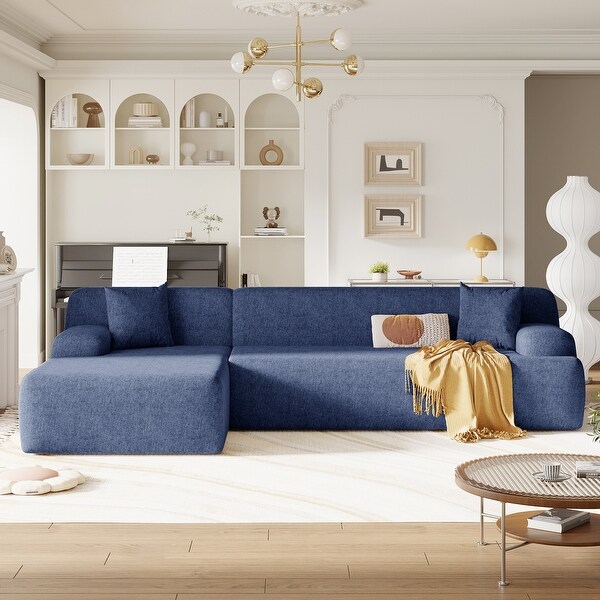 Modern Large LShape Modular Sectional Sofa for Living Room