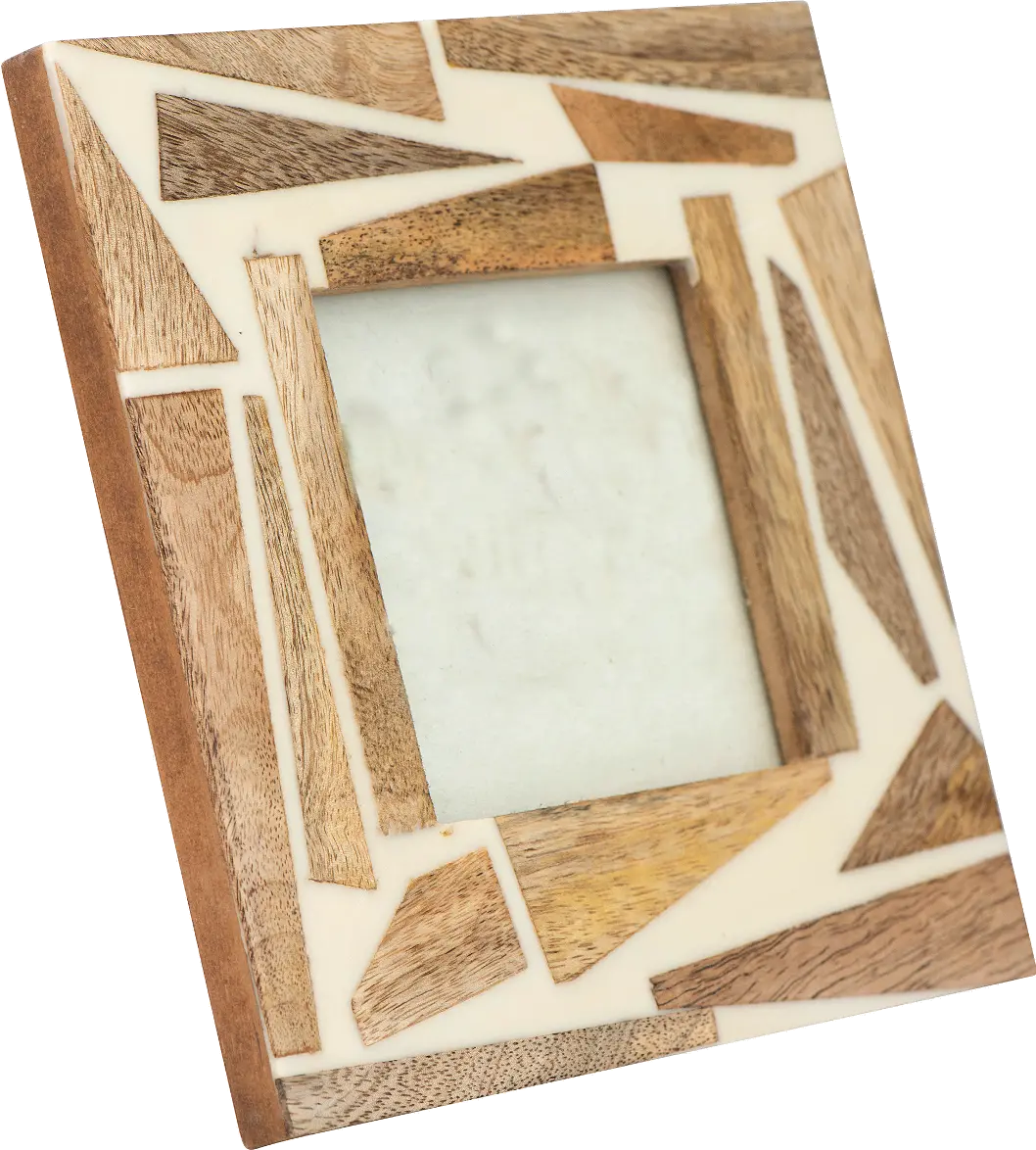 Wood and Resin Picture Frame