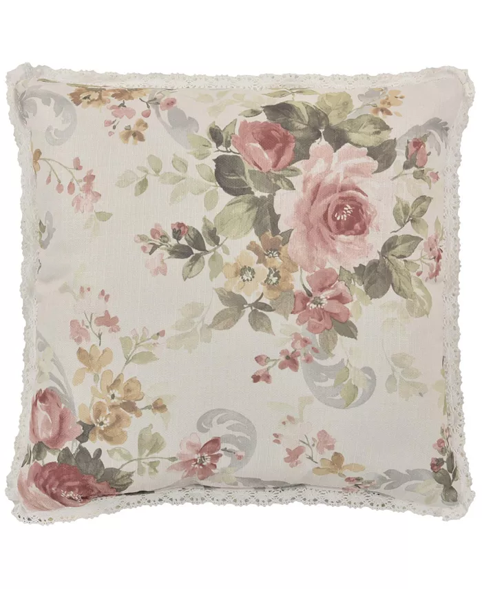 Royal Court Chablis Square Decorative Pillow， 16 L x 16 W