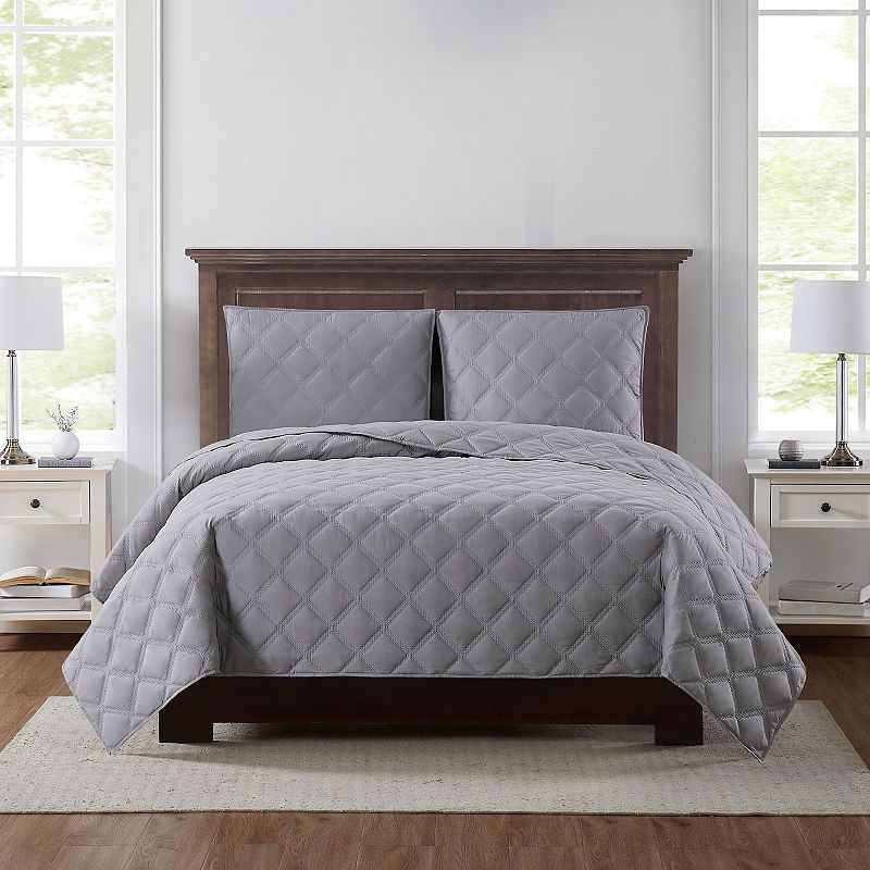 Truly Soft Everyday 3D Puff Quilted Quilt Set