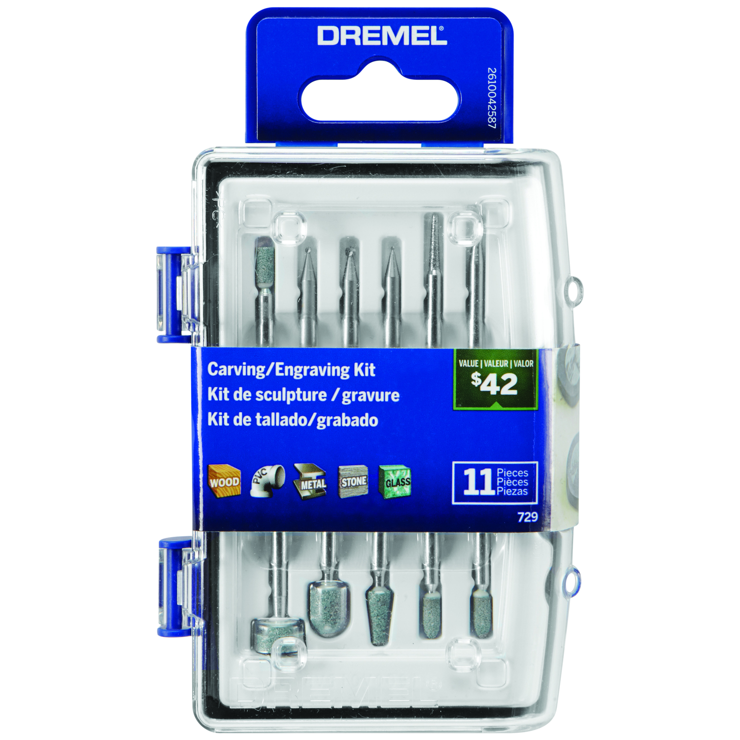 Dremel Carving/Engraving Accessory Kit 11 pc