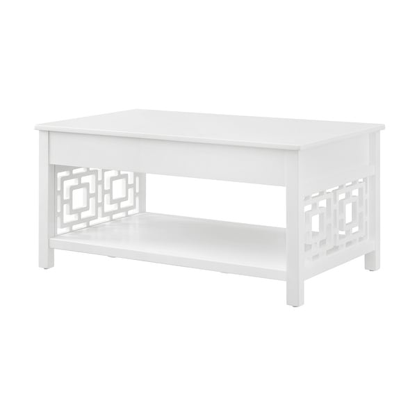 Wales Two-Drawer Geometric Coffee Table