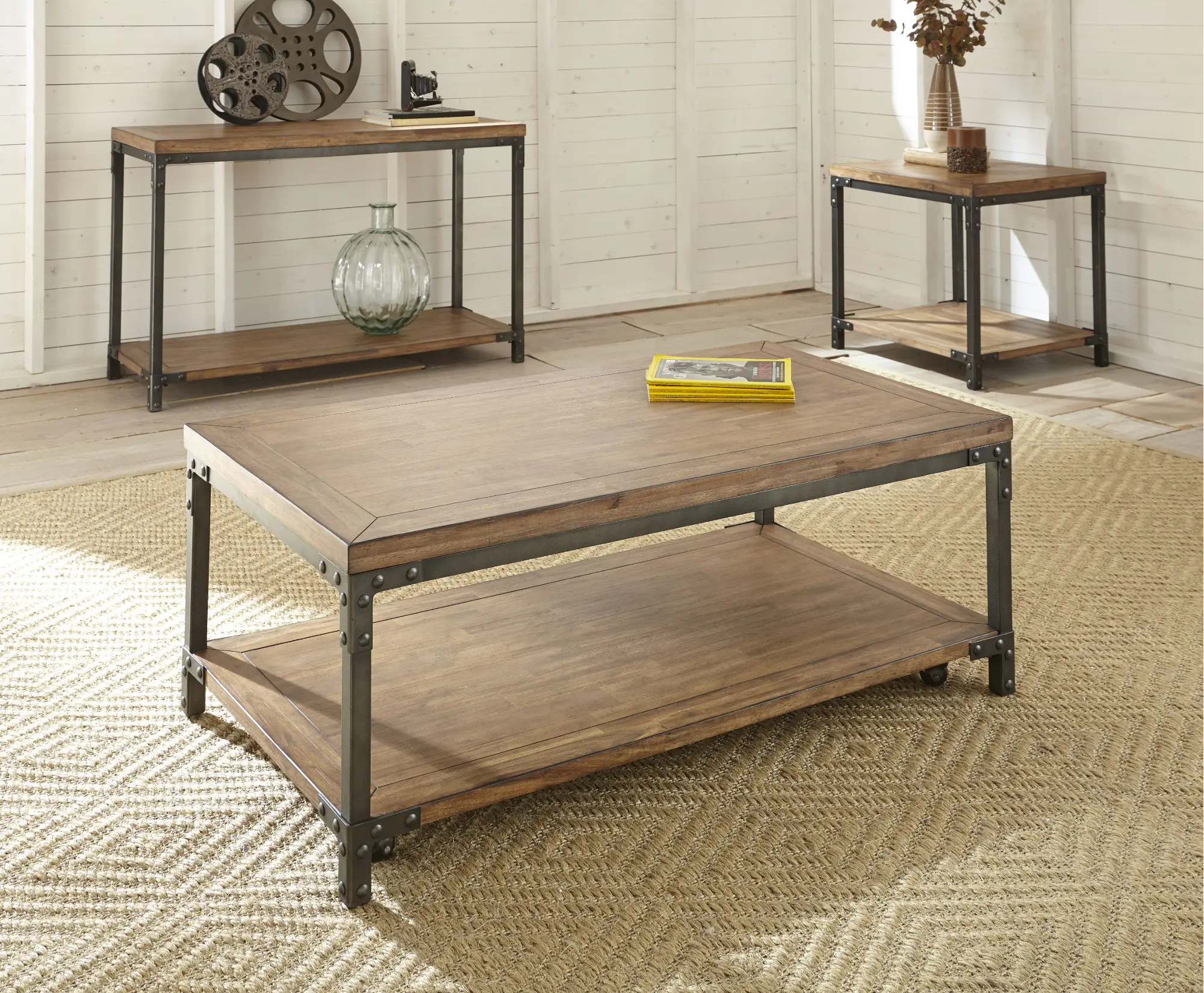 Lantana Honey Brown End Table