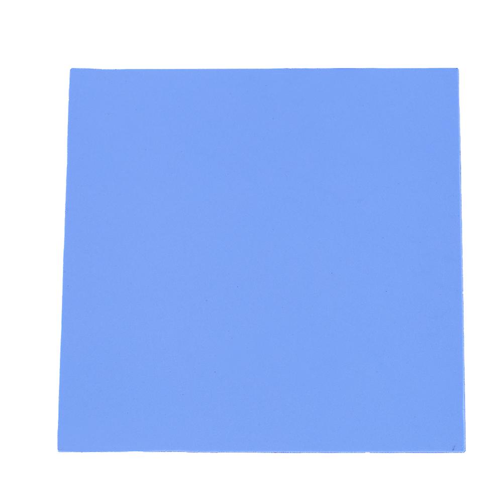 100x100x2mm Cpu Thermal Pad Heatsink Cooling Conductive Silicone Pads Blue