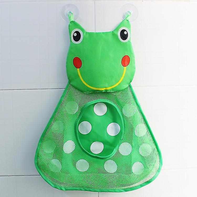 Kids Bath Toys Organizer Duck/fog Practical Kids Toys Storage Bag Suction Cup Hanging Bag Bathroom