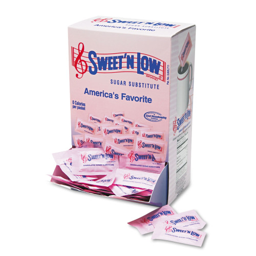 Sweet'N Low Sugar Substitute， 400 Packets/Box (50150)