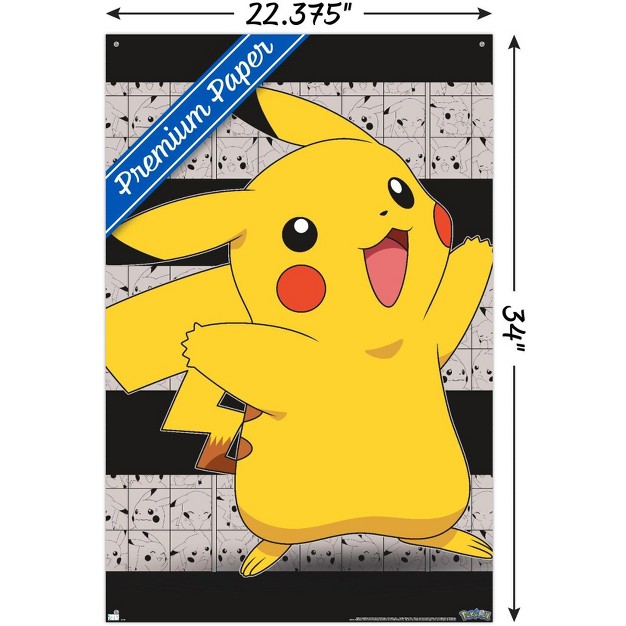 Trends International Pok mon Pikachu Open Arms Unframed Wall Poster Prints