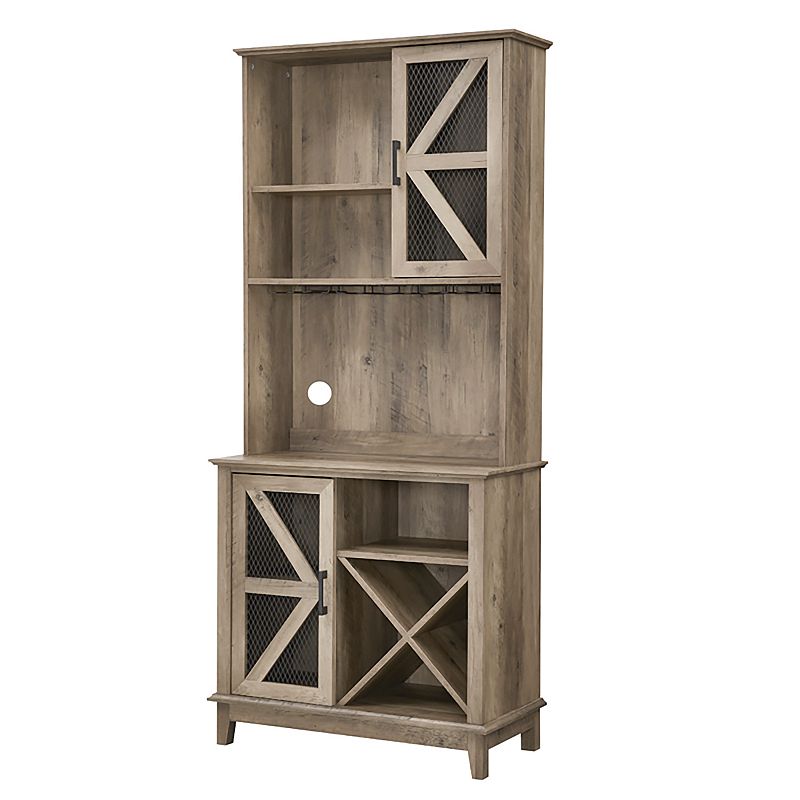 Farmhouse Bar Storage Cabinet