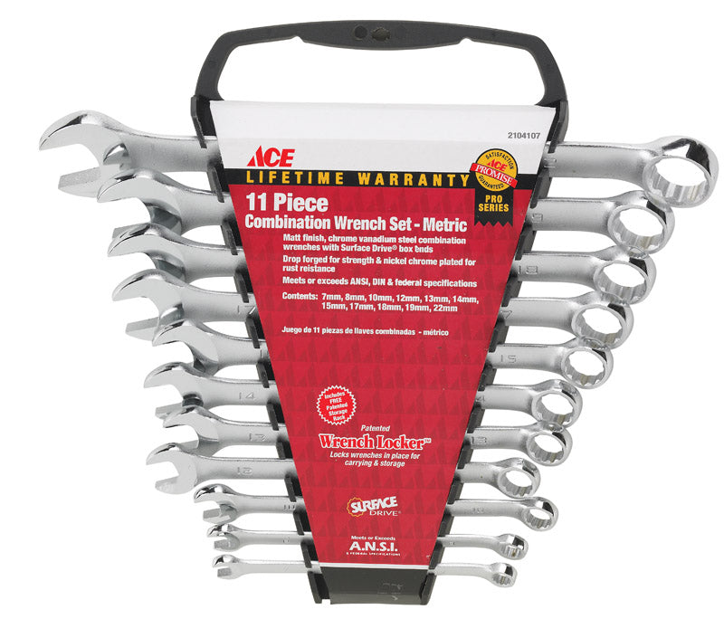 WRENCH SET COMBO 11PCMET