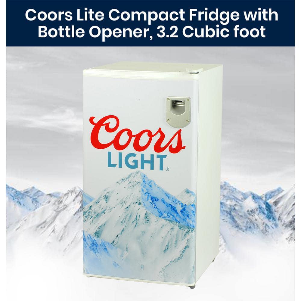 Koolatron 33 cu ft Coors Light Mini Fridge in White