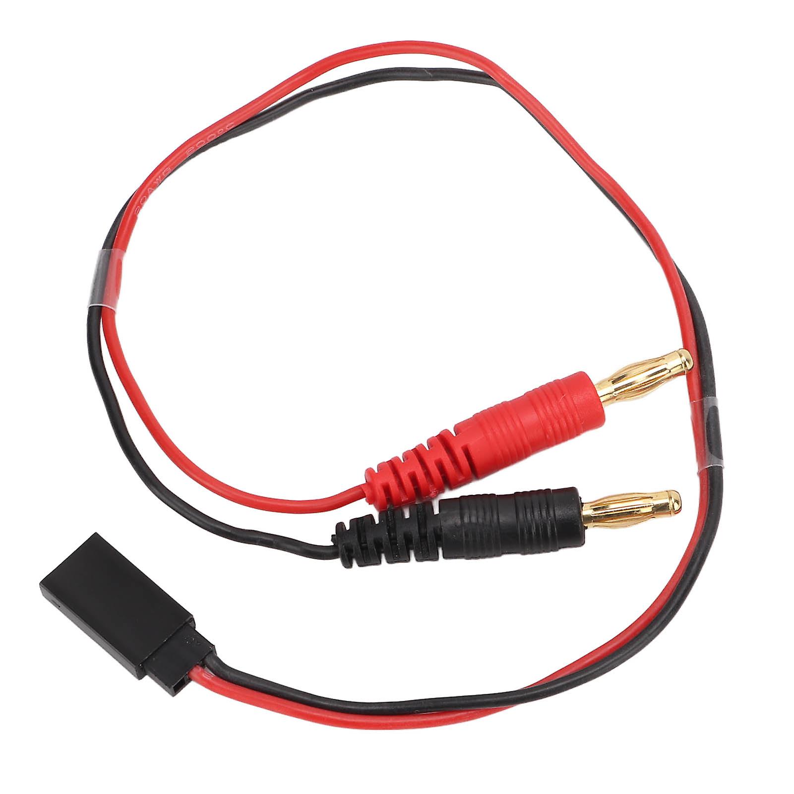 For Futaba Female To 4.0 Banana Male Adapter Cable For Lipo Battery Balance Charging 22awg (kst030)