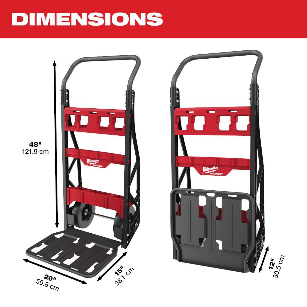 Milwaukee PACKOUT 2-Wheel Cart 48-22-8415 from Milwaukee