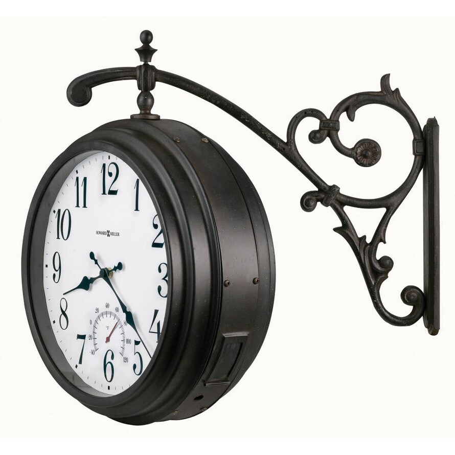 Howard Miller Luis Metal Indoor/ Outdoor Wall Clock