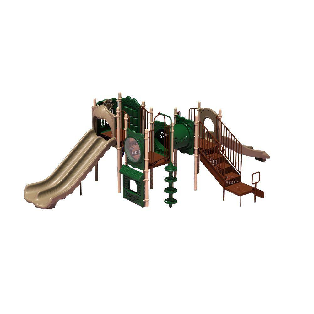 Ultra Play UPlay Today Carson's Canyon (Natural) Commercial Playset with Ground Spike UPLAY-009-N