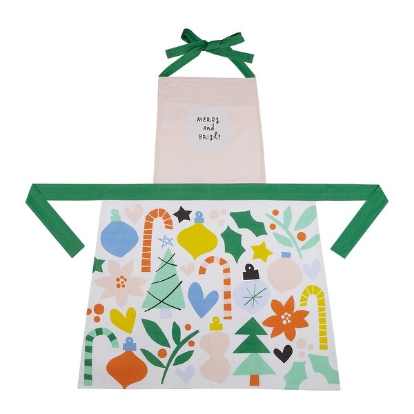 Mistletoe and Co. Holiday Icons Apron By Ampersand