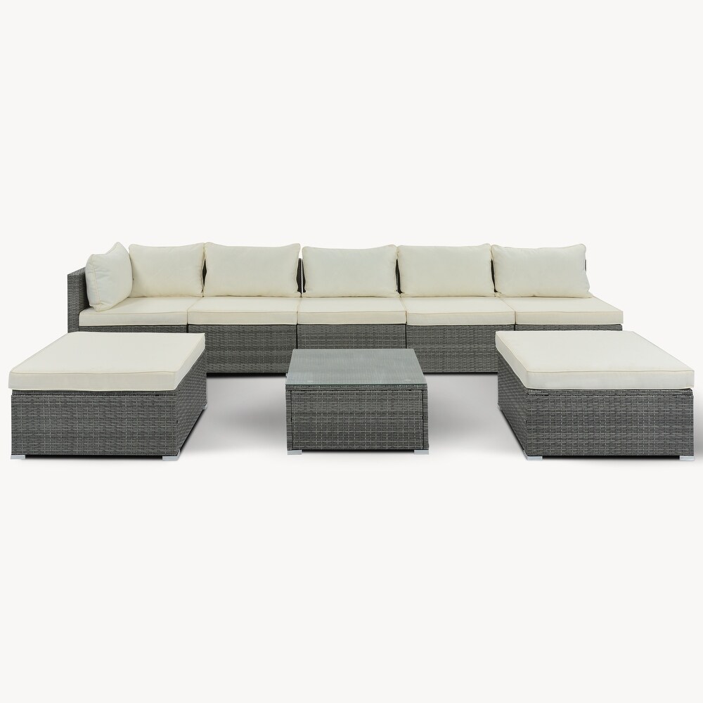 8 Pieces Outdoor Patio Furniture Sets