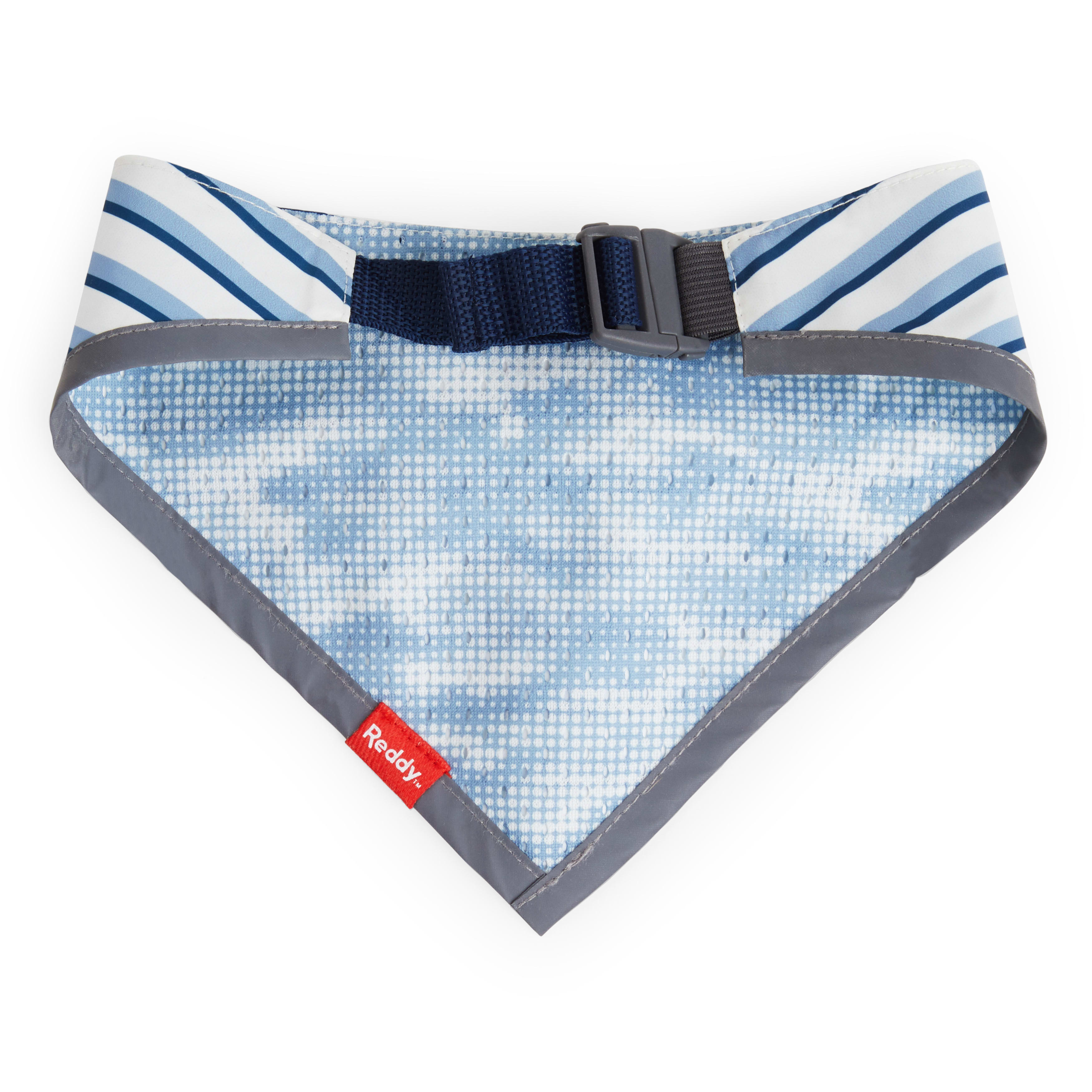 Reddy Blue Bandana for Dogs， X-Small/Small