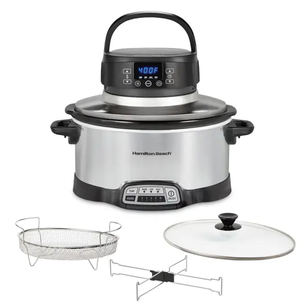 Hamilton Beach 6 Quart 2-in-1 Air Fry Slow Cooker