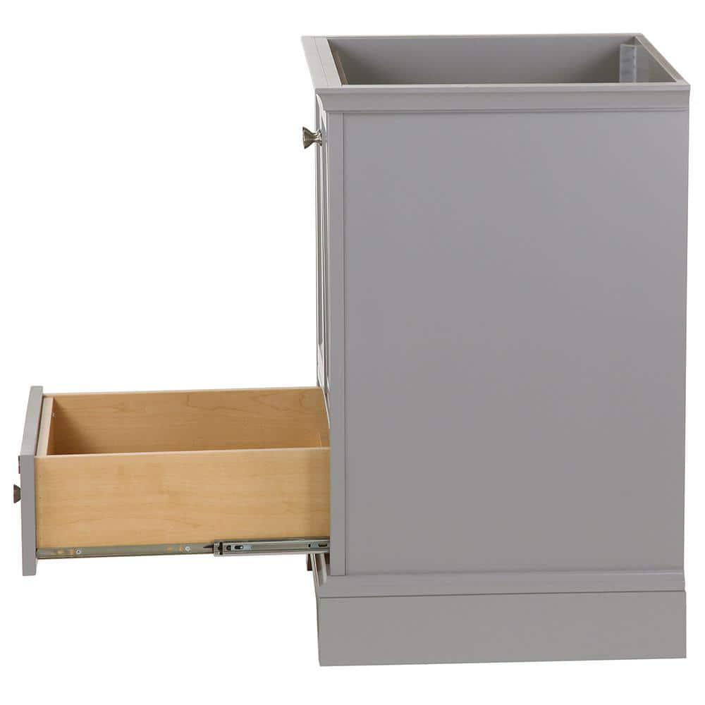 Home Decorators Collection Stratfield 2417 in W x 2157 in D x 3425 in H Bath Vanity Cabinet Only in Sterling Gray