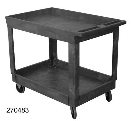 BASCO Standard Plastic Service Cart   25 Inch Wide