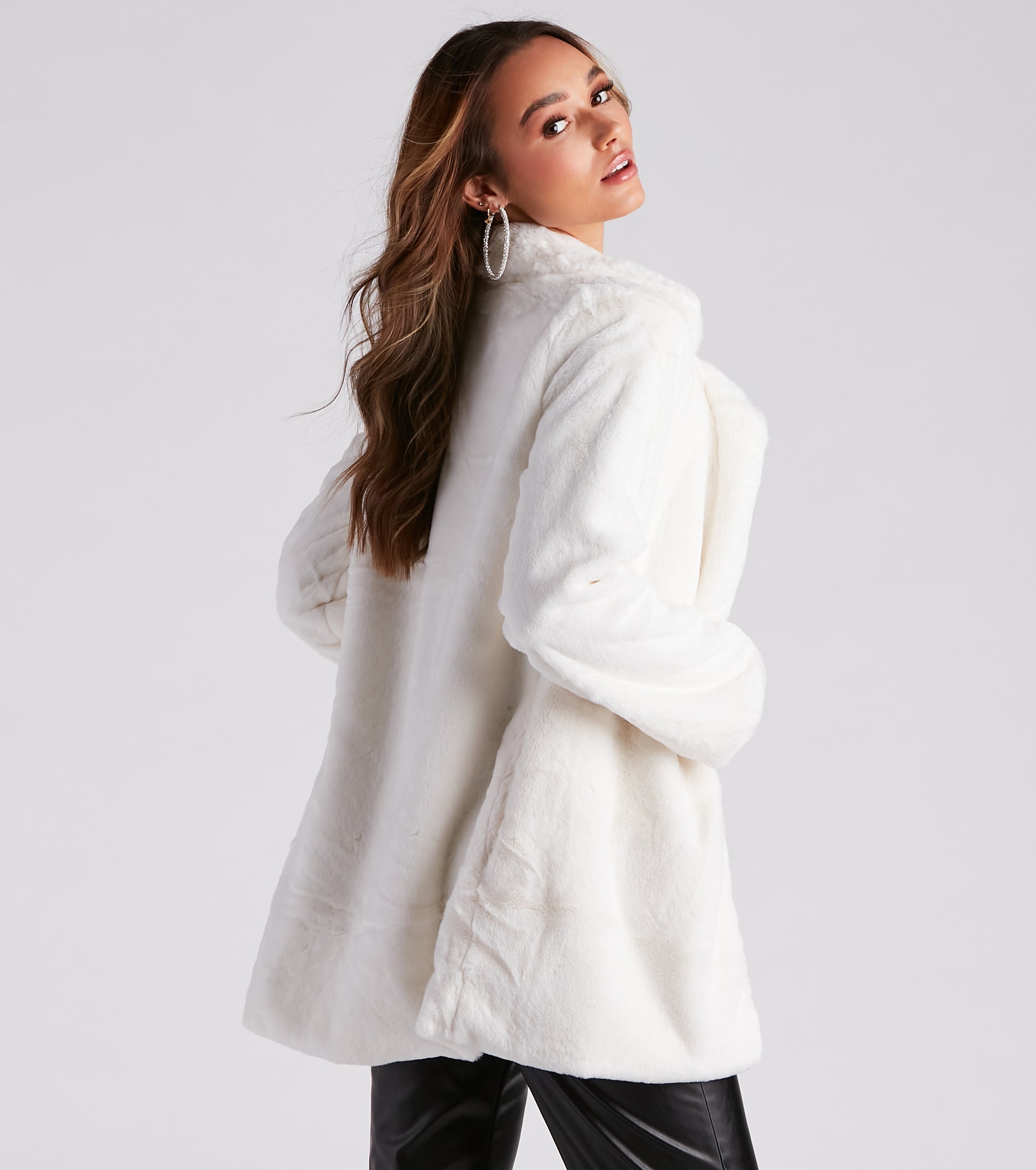 Always Luxe Faux Fur Long Coat