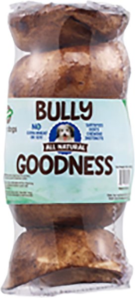 Lennox Bully Goodness Beef Skin Log Bully Gravy Dog Treat， 5-in