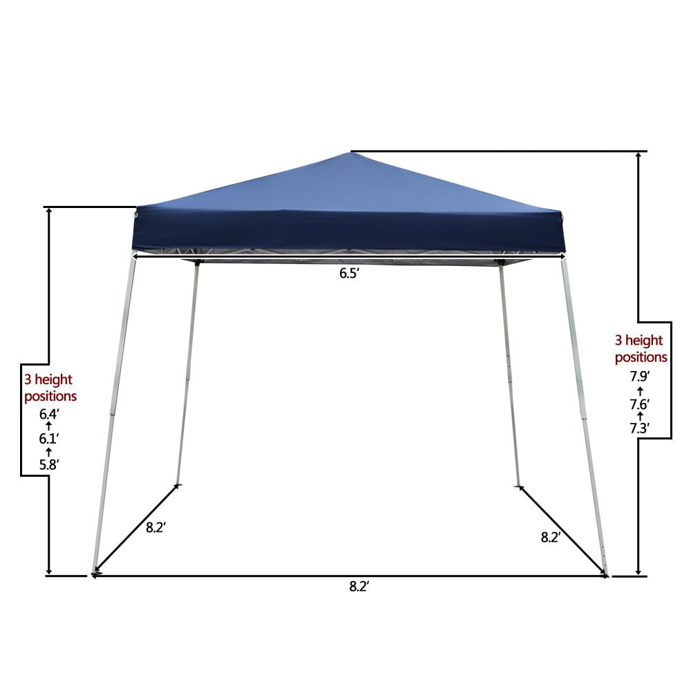 Zimtown 6.5' x 6.5' Pop Up Canopy Tent Instant Practical Waterproof Folding Tent with Carry Bag