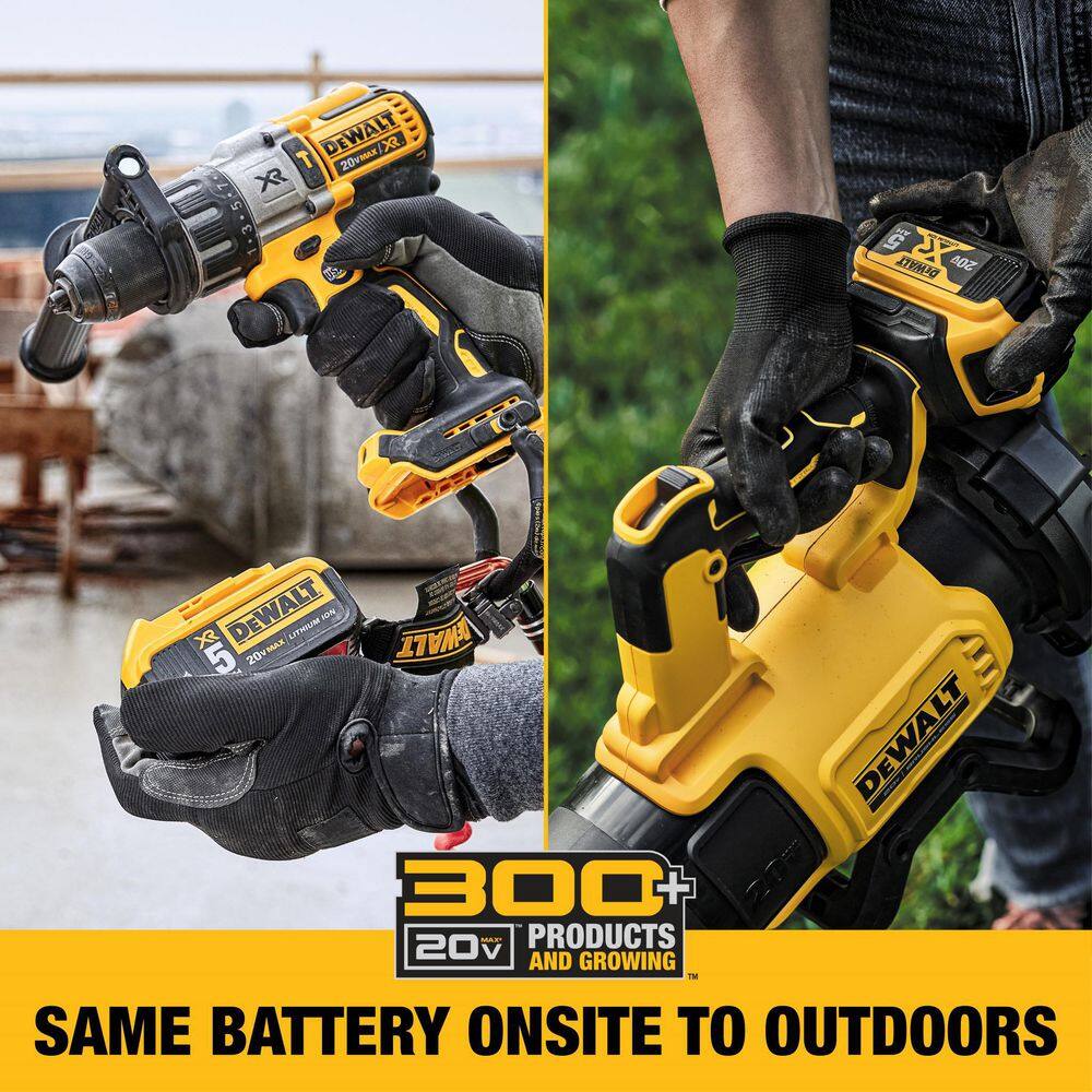 DEWALT DCCS677Y1 60-Volt MAX 20 in. Brushless Electric Cordless Chainsaw Kit and Carry Case with (1) FLEXVOLT 4Ah Battery and Charger