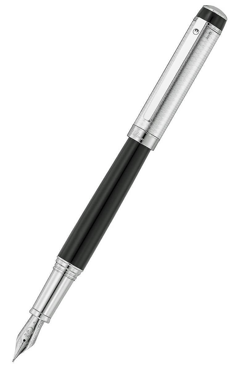 Waldmann Pens Grandeur Stainless Steel Nib Fountain Pen - Black