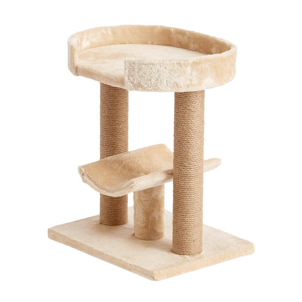 Two By Two 21.1 in. Laurel Cat Tree and Perch 26