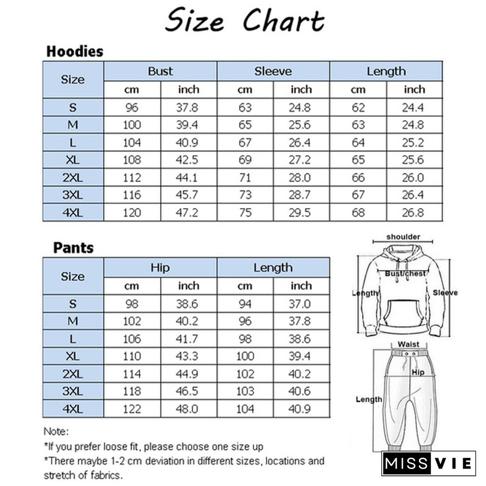 Women Fashion Tracksuit Suits Sweatshirts Hoodie Pants Womens Two-Piece Outfit Sweatsuit