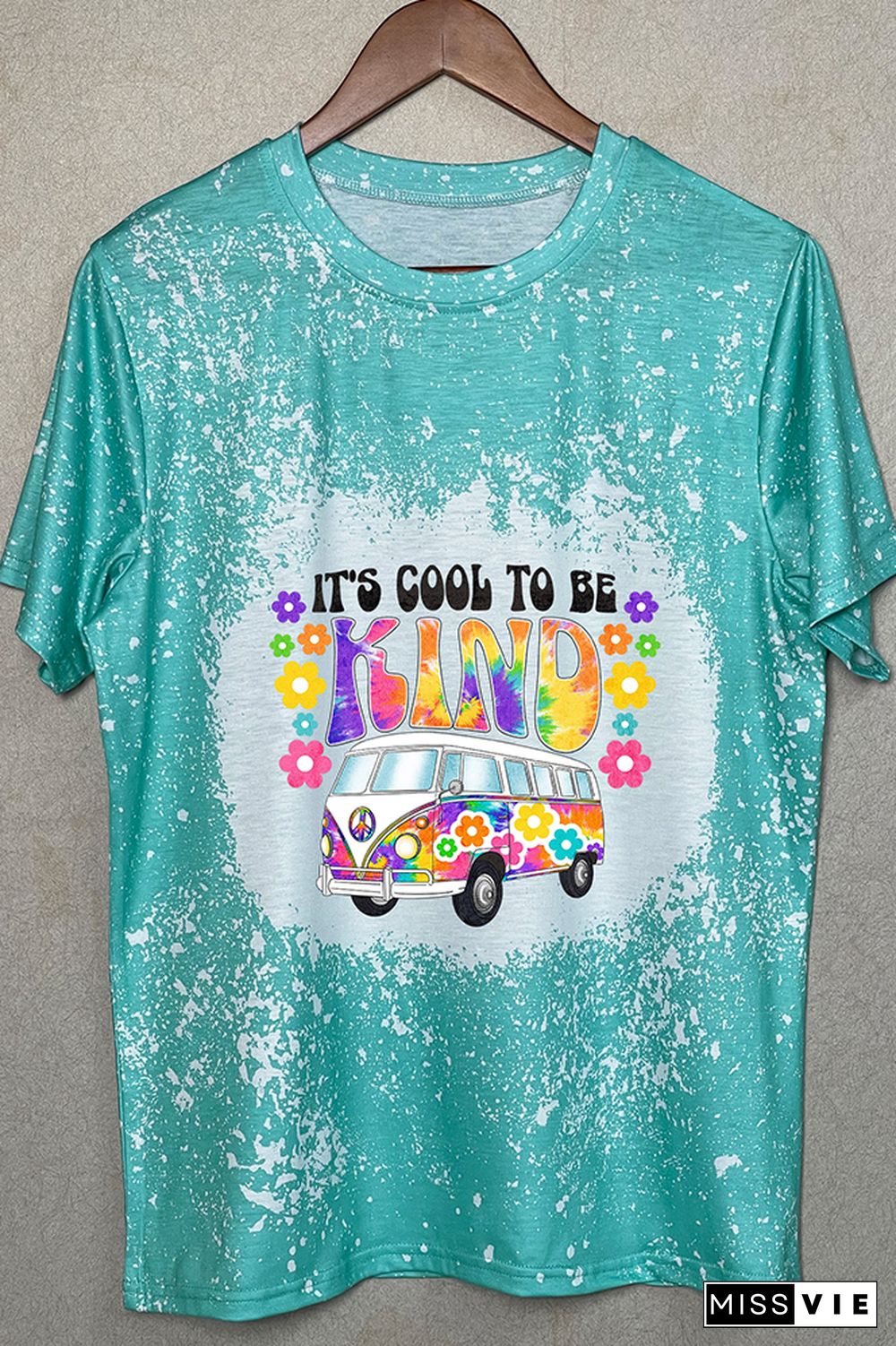 Cool To Be Kind Retro Bus Graphic Tee Wholesale