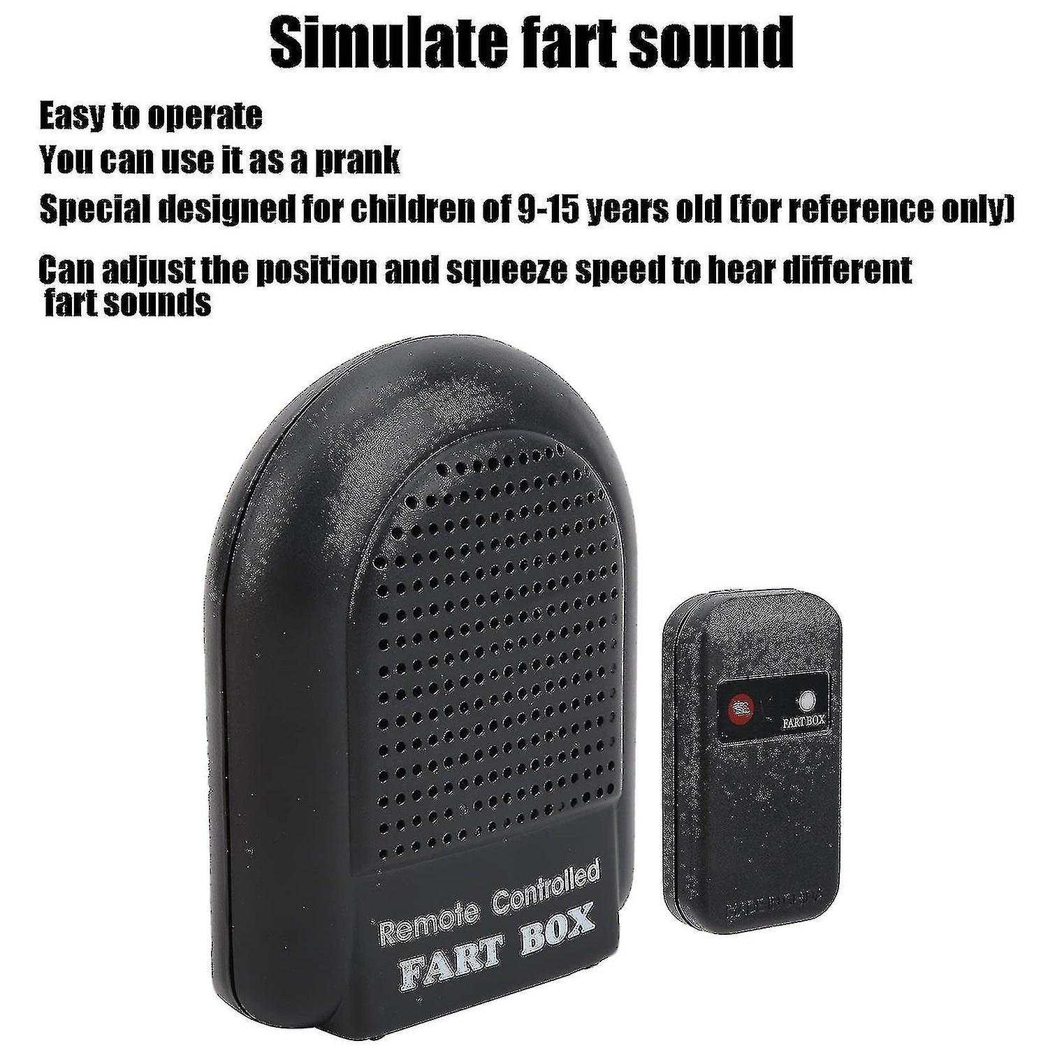 Electronic Remote Control Fart Box， Children Toy Joke Prank Novelties Fart Machine Classic Funny Tri