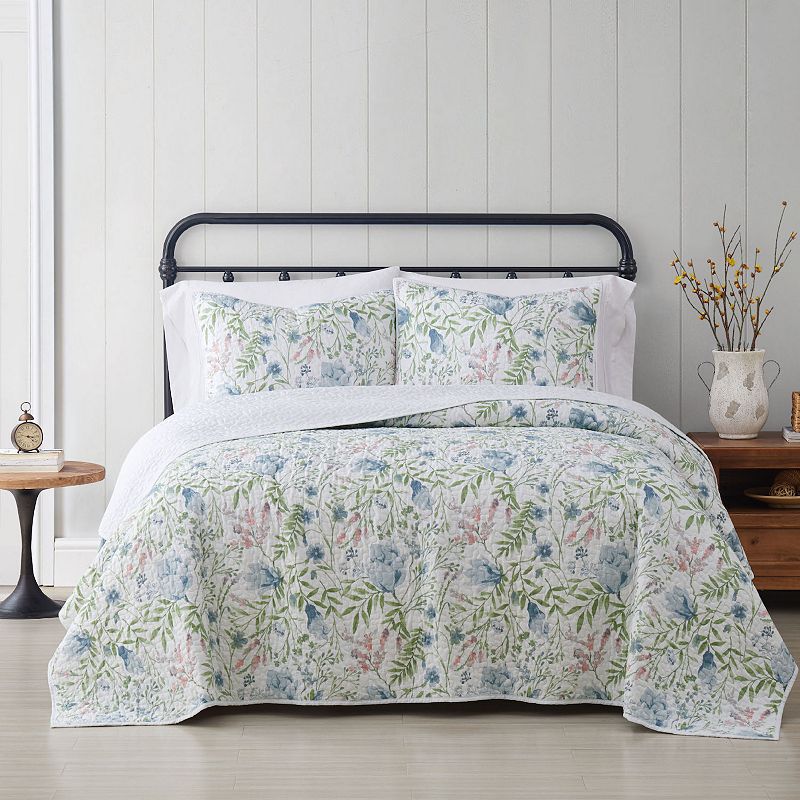 Cottage Classics Field Floral Quilt Set